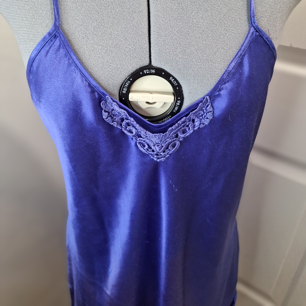 Vintage YK2 Romantic Mood Satin Slip Size Med